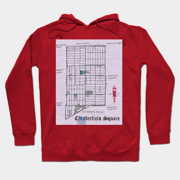 Chesterfield Square Hoodie by PendersleighAndSonsCartography